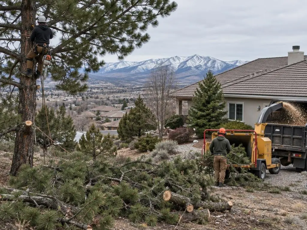 Defensible Space Tree Work in Reno, NV